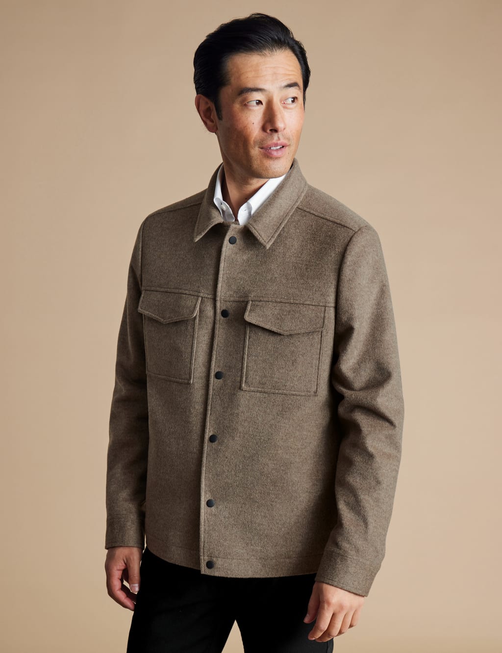 Pure Wool Harrington Jacket