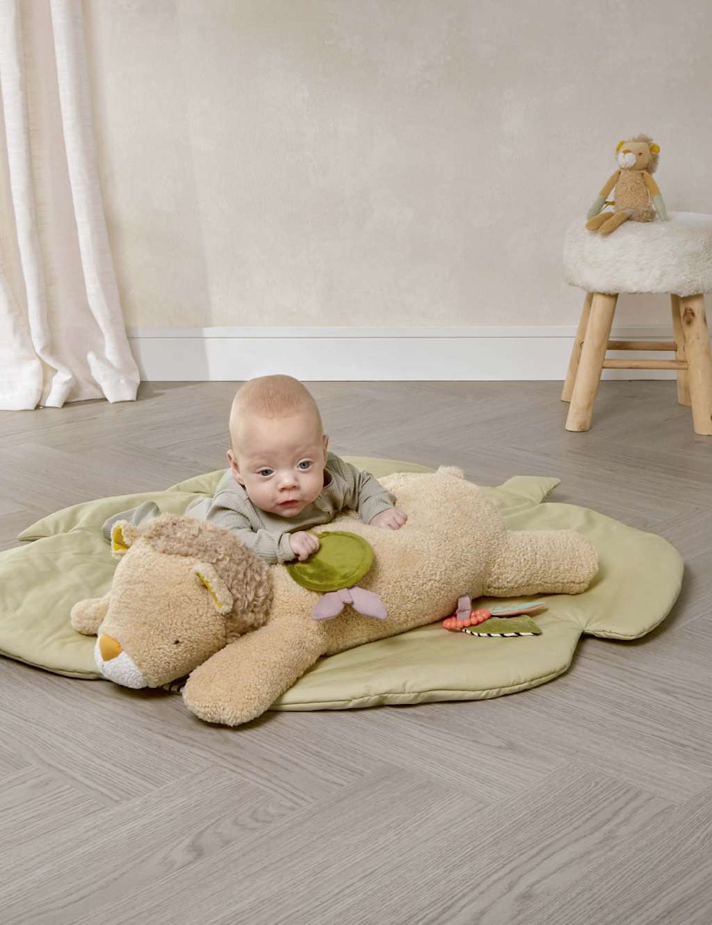 Mamas & Papas Born To Be Wild Tummy Time Lion Toy (0+ Mths) Multi