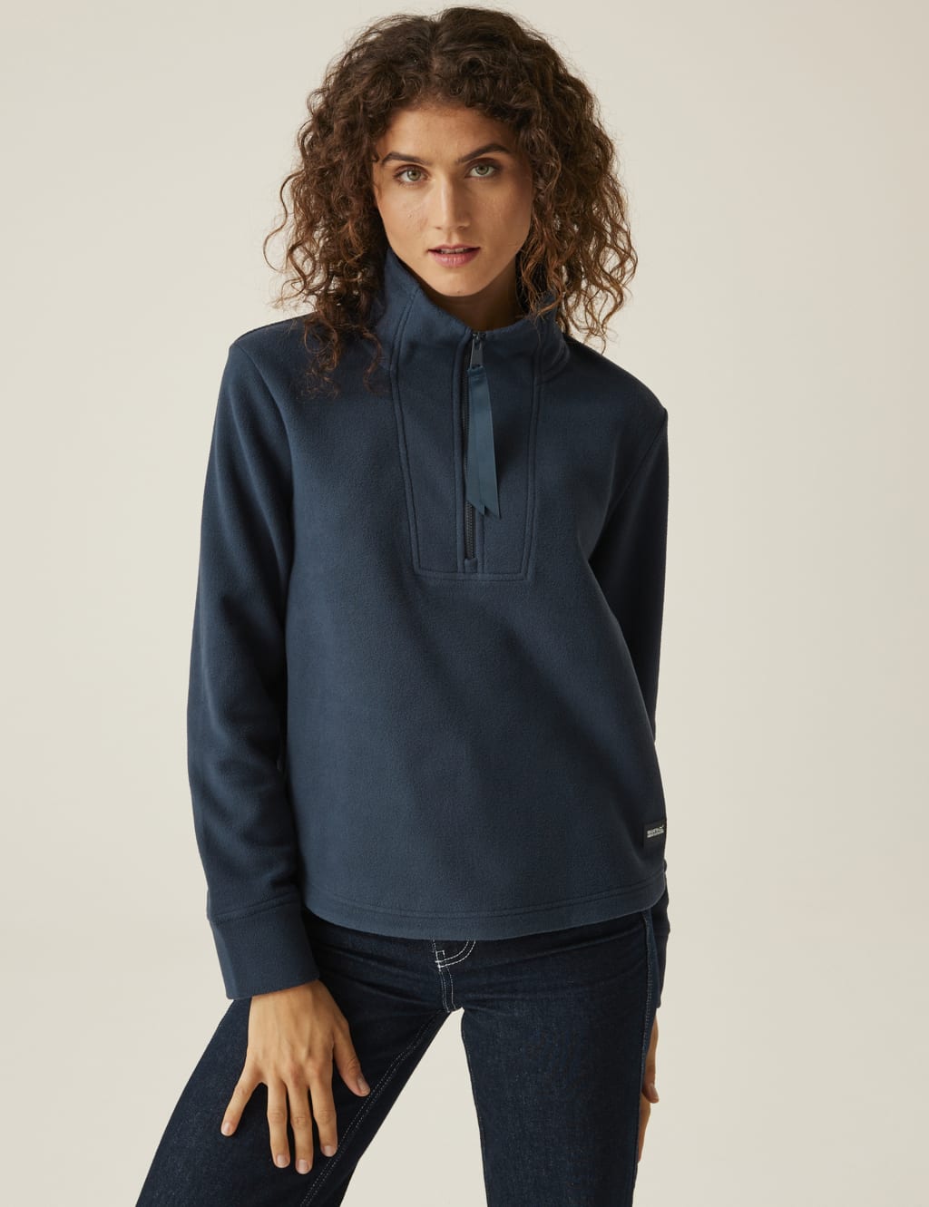 Juliette Funnel Neck Half Zip Fleece