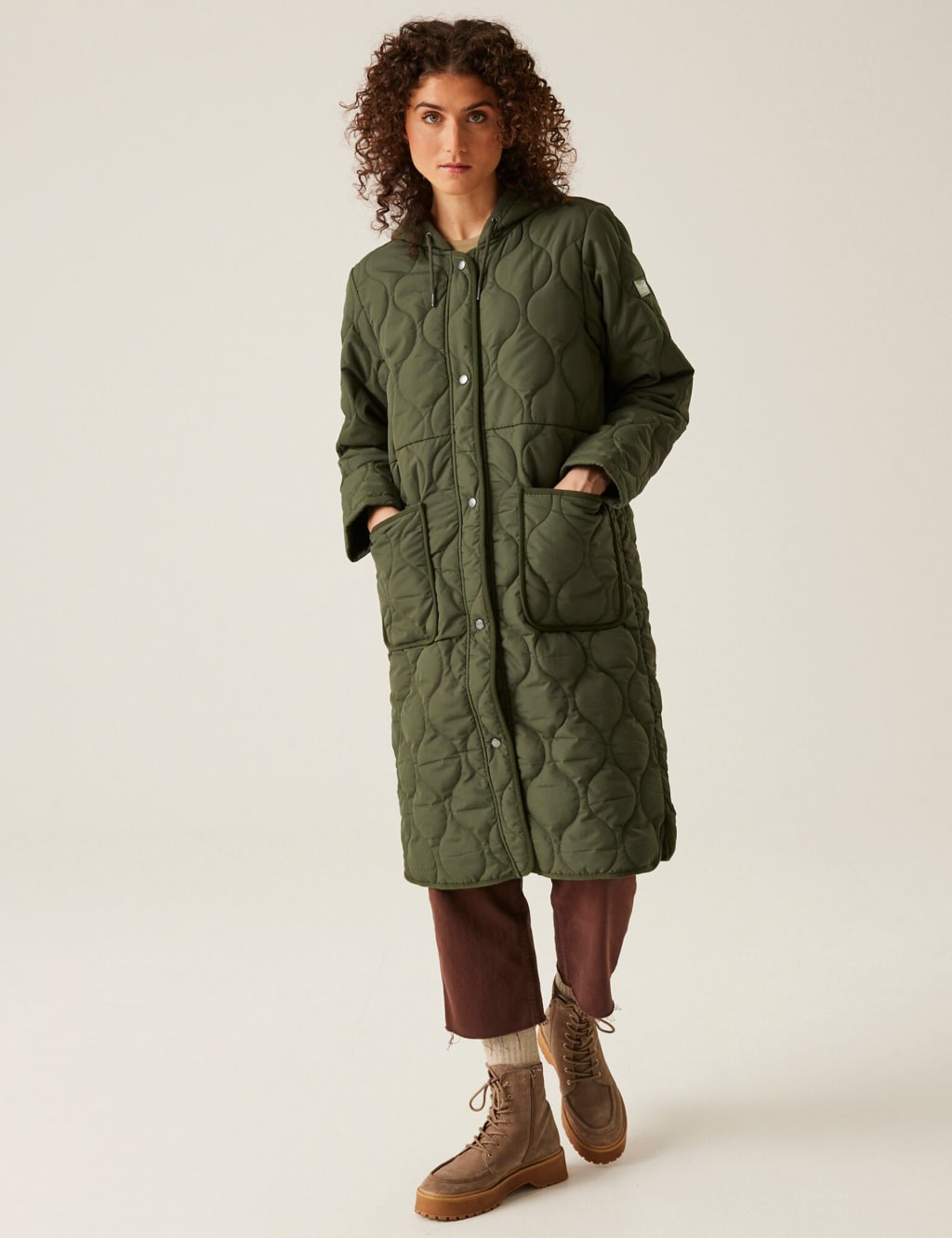 Jaycee II Quilted Hooded Longline Coat