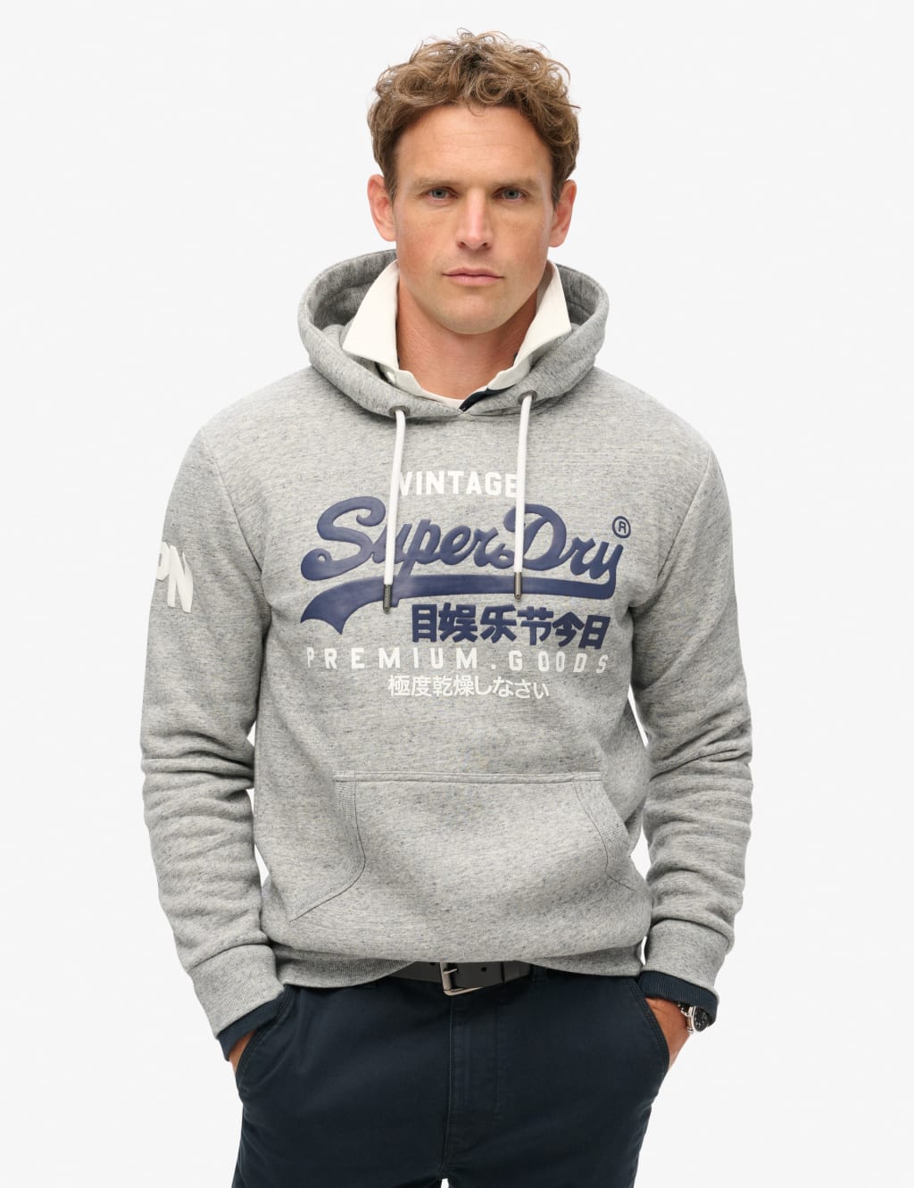 Cotton Rich Logo Hoodie