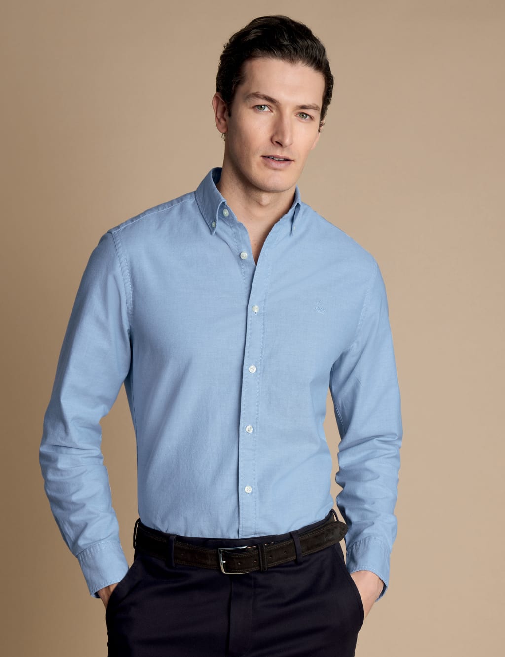 Slim Fit Cotton Stretch Oxford Shirt