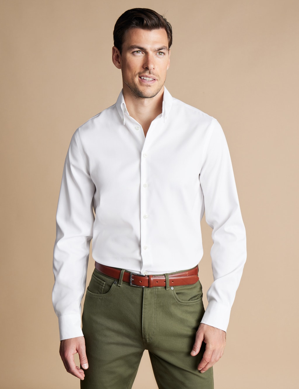 Non Iron Pure Cotton Oxford Shirt