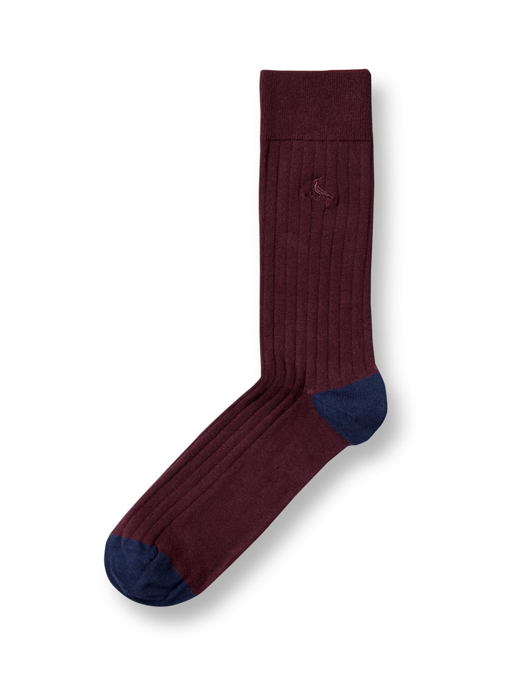 Pure Cotton Ribbed Socks