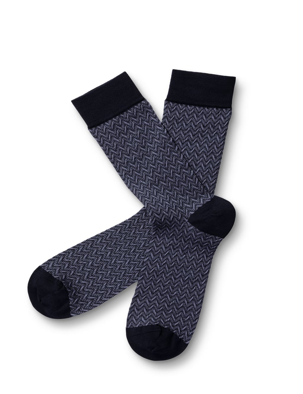 Herringbone Cotton Rich Socks