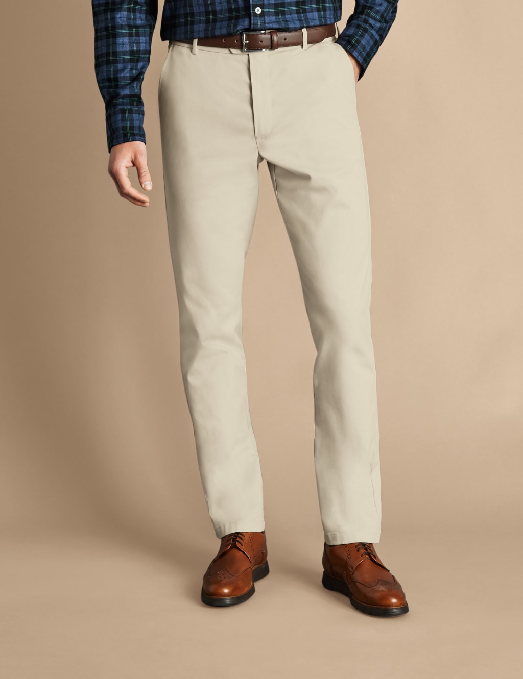 Extra Slim Fit Pure Cotton Non-Iron Chinos