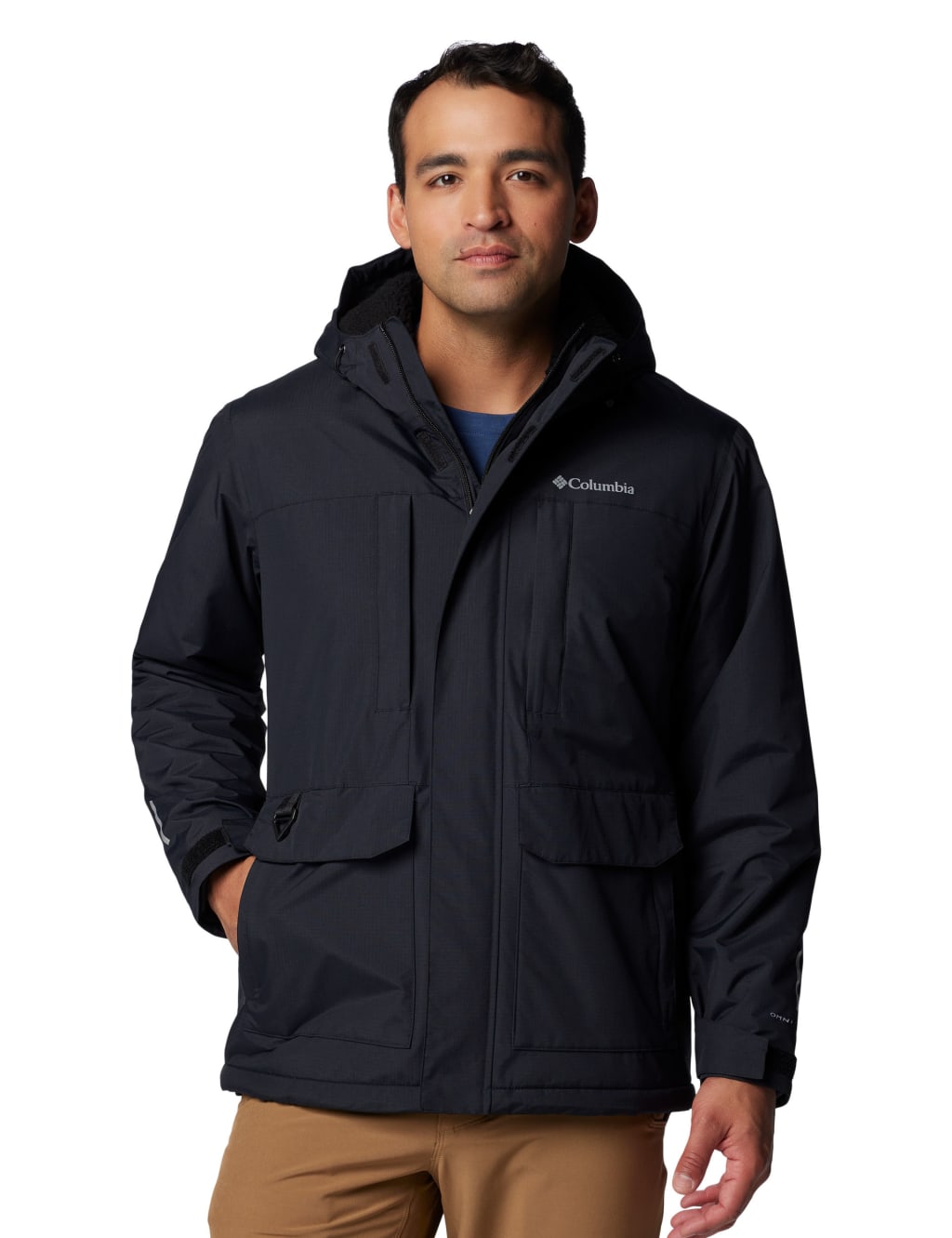 Sherpa Lined Hooded Raincoat