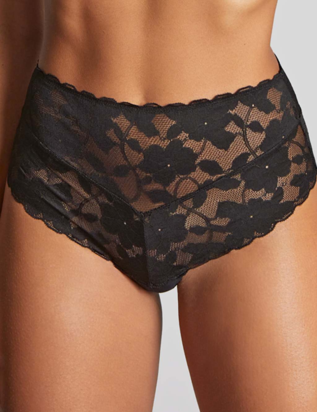 Panache Amour Full Briefs Black