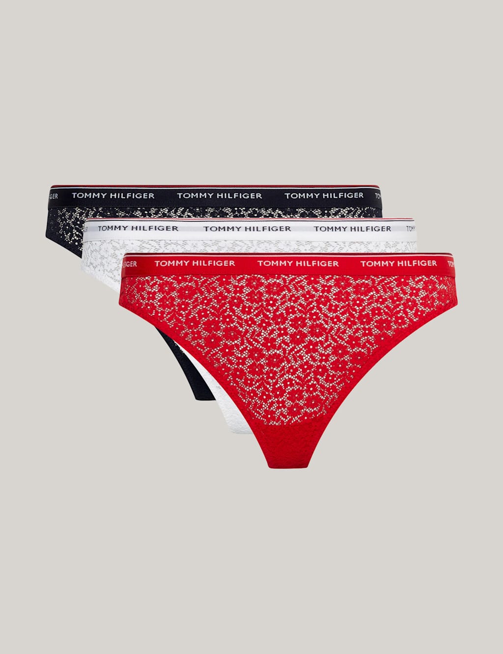 3pk Premium Essentials Lace Thongs