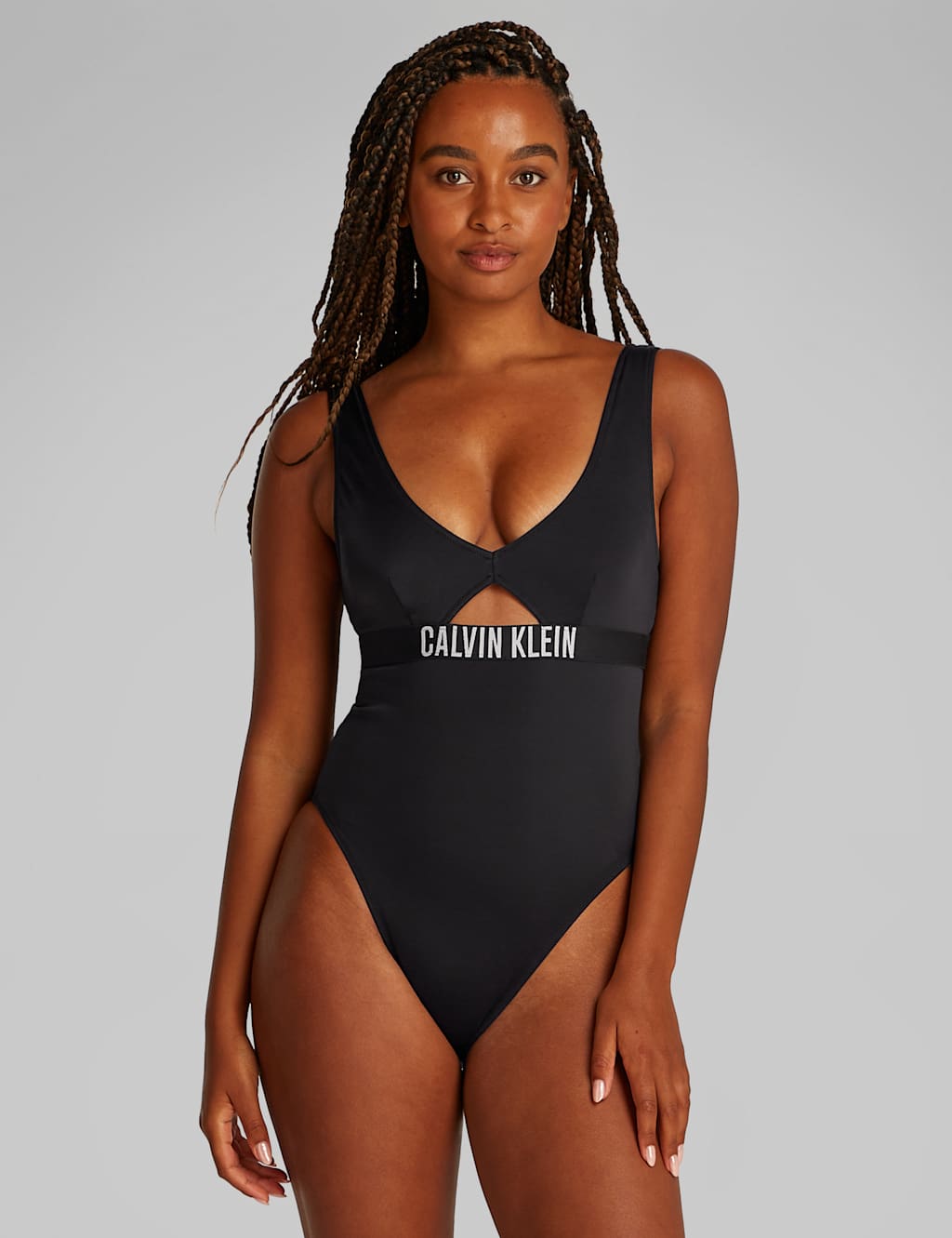 Intense Power Cut Out V-Neck Swimsuit