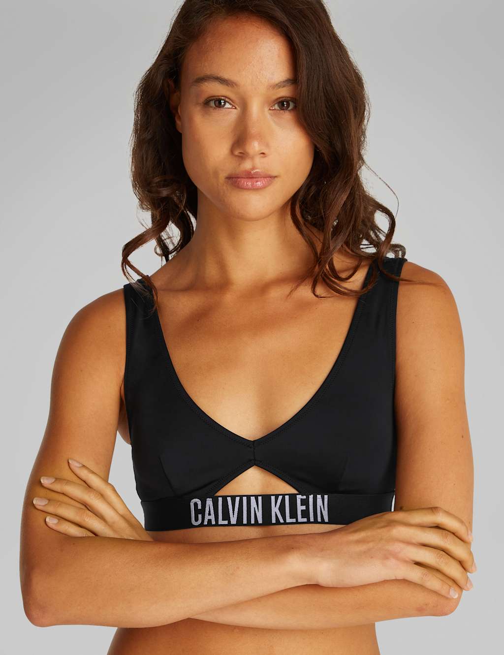 Intense Power Cut Out V-Neck Bikini Top