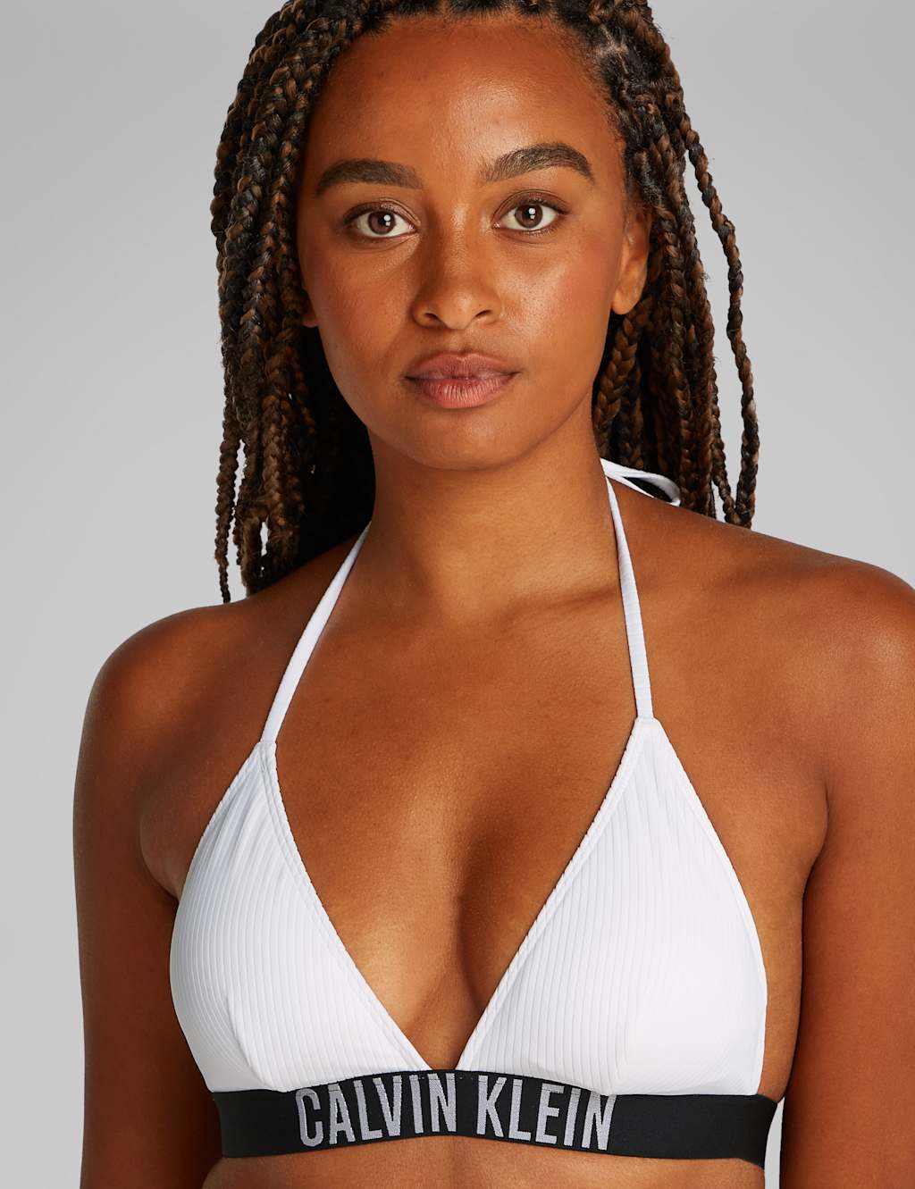Intense Power Ribbed Triangle Bikini Top