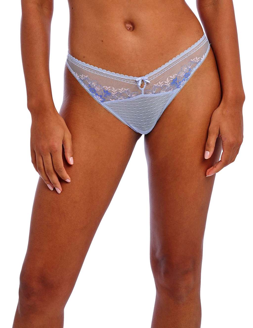 Sydnie Floral Embroidered Brazilian Knickers