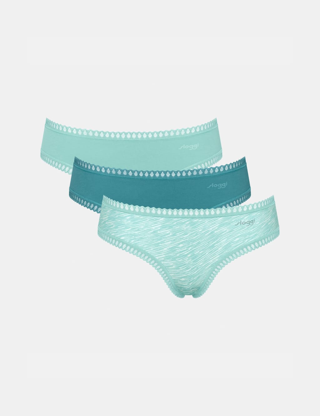 3pk Go Crush Cotton Rich Hipster Knickers