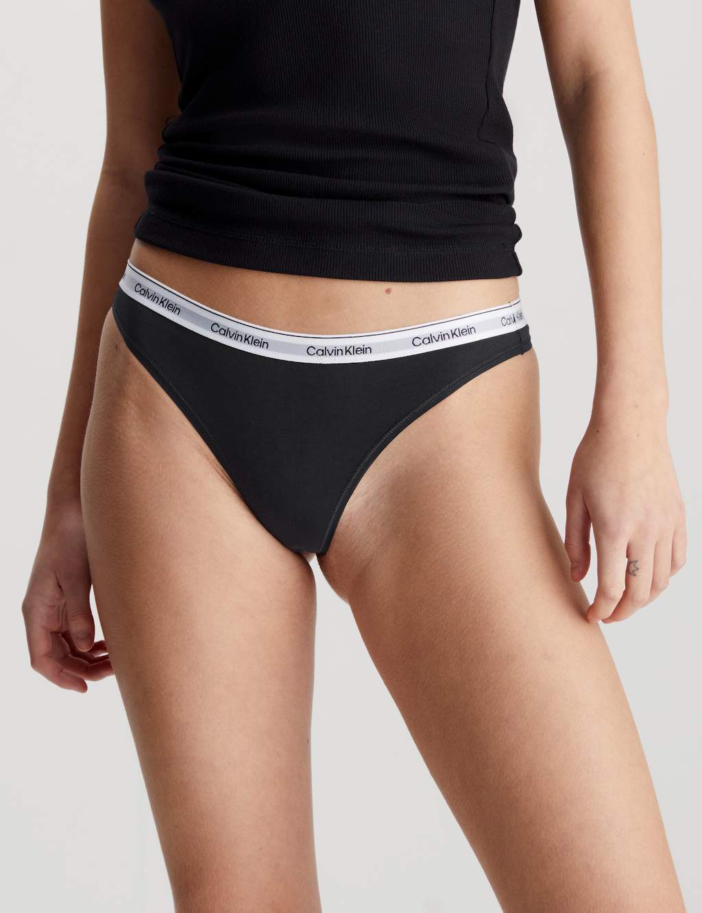 3pk Modern Logo Cotton Rich Thongs