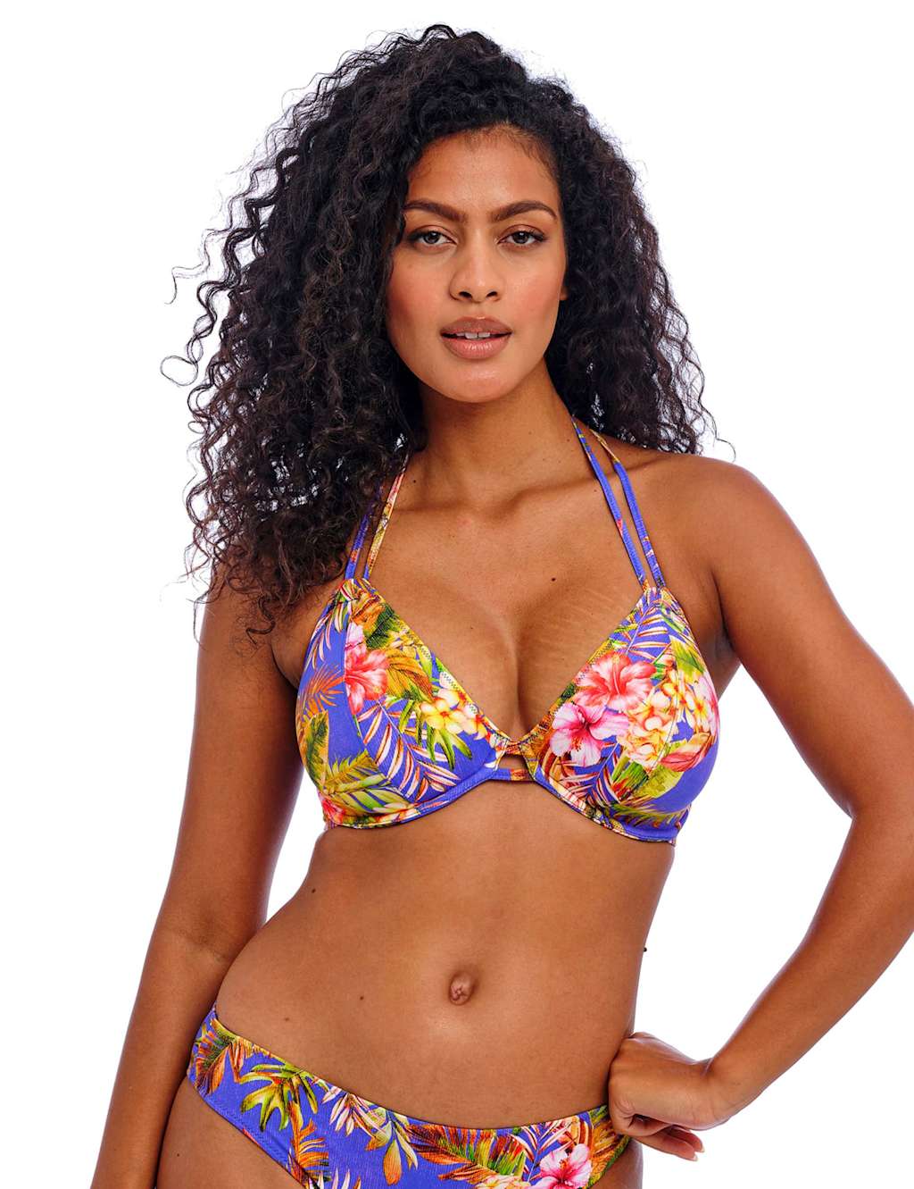 Freya Tiger Valley Floral Wired Bikini Top Multi