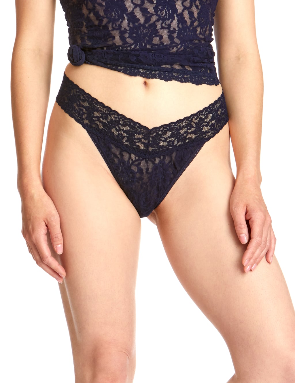 Original Rise Signature Lace Thong