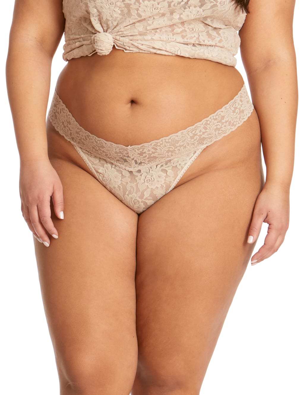 Original Rise Signature Lace Thong