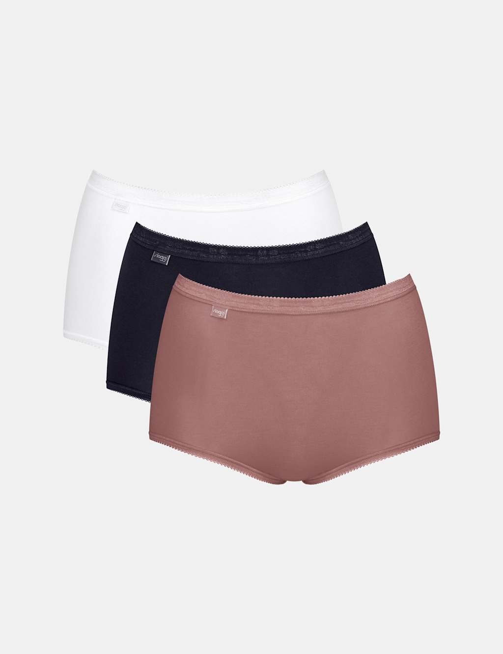 3pk High Waisted Full Briefs