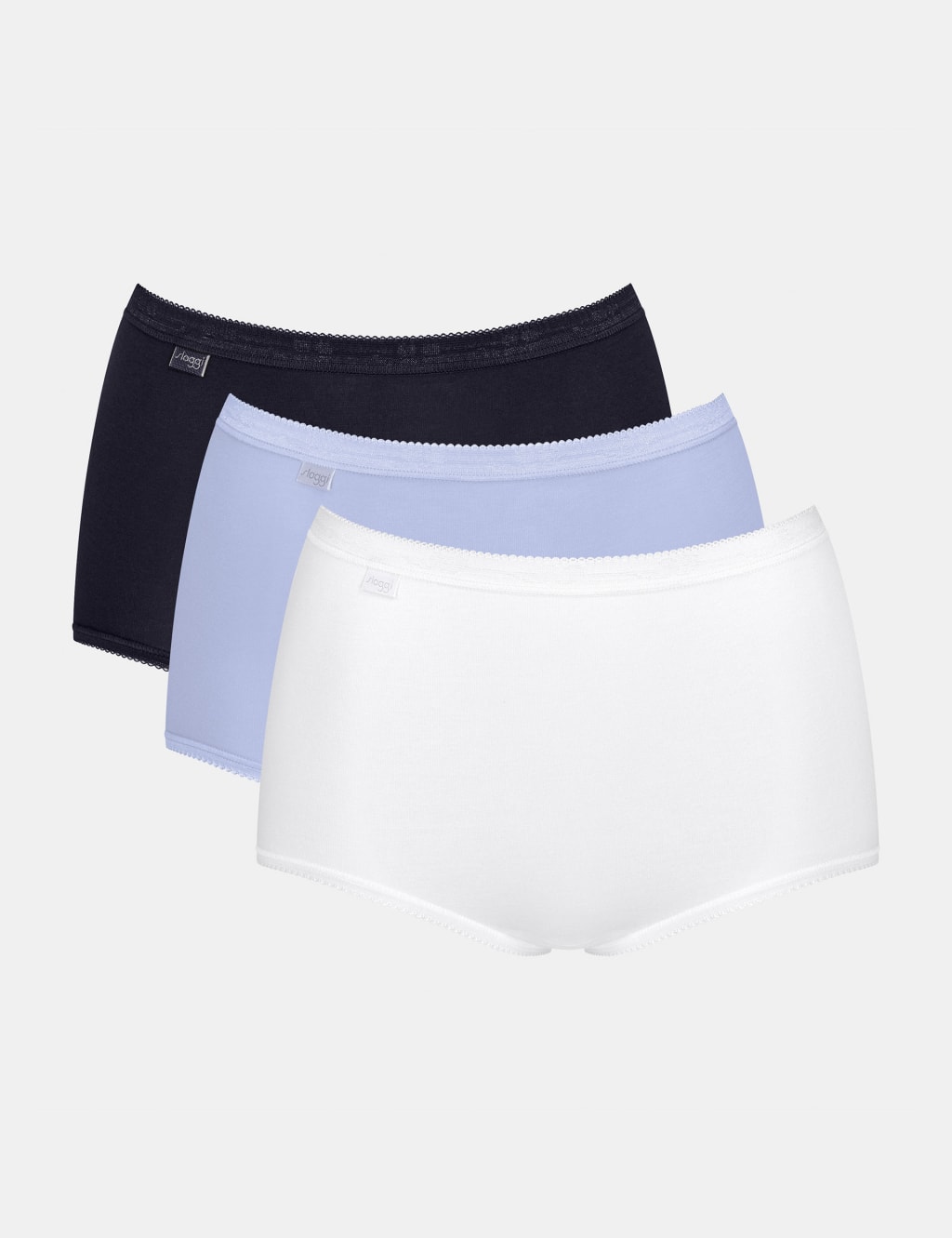 3pk High Waisted Full Briefs