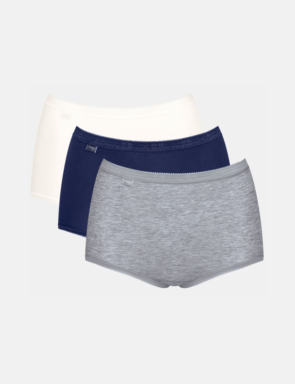 3pk High Waisted Full Briefs