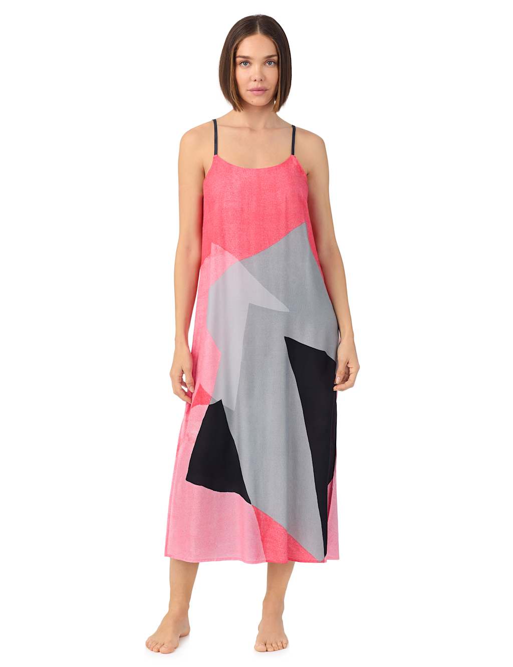 Strappy Geometric Chemise