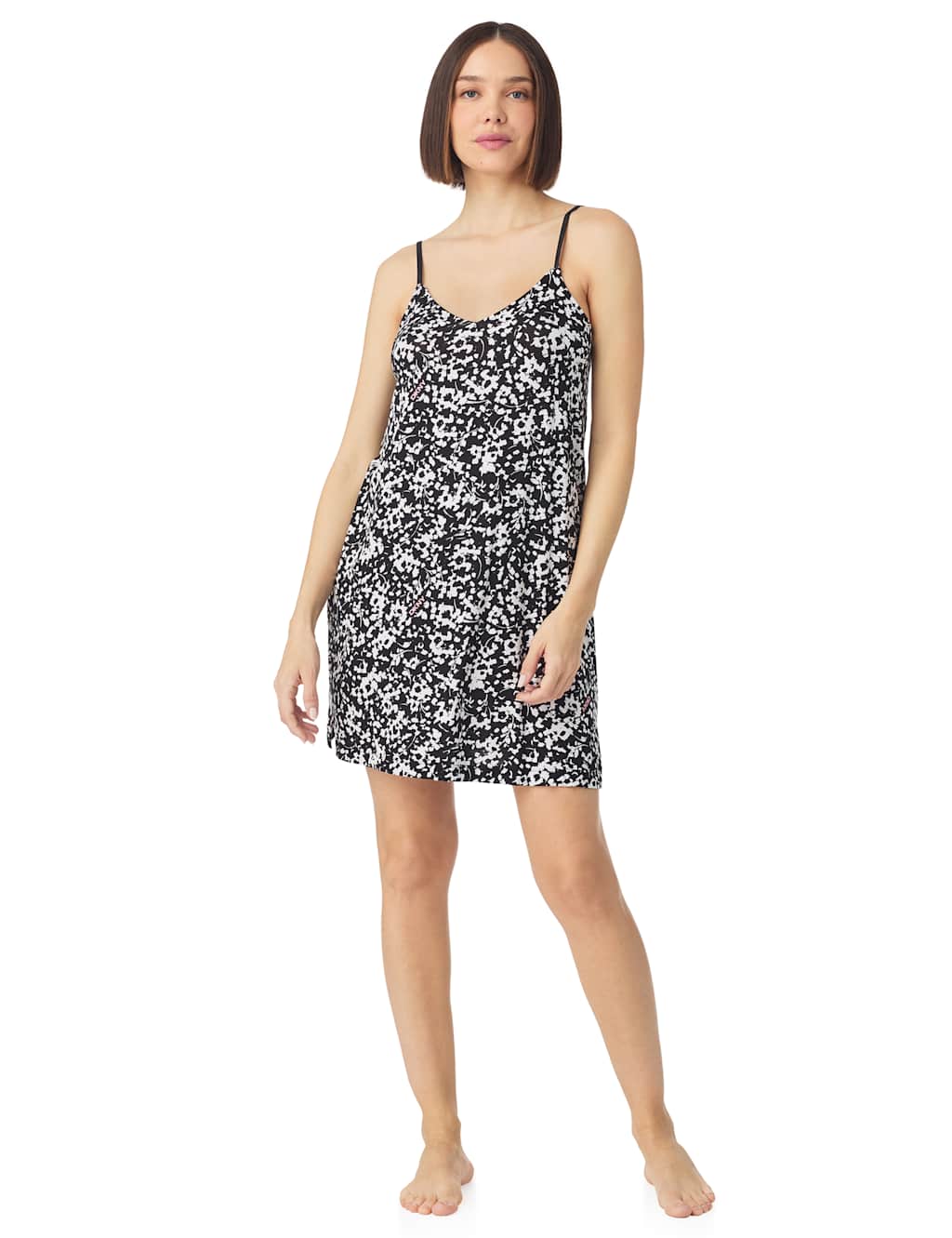 Jersey Monochrome Print Chemise