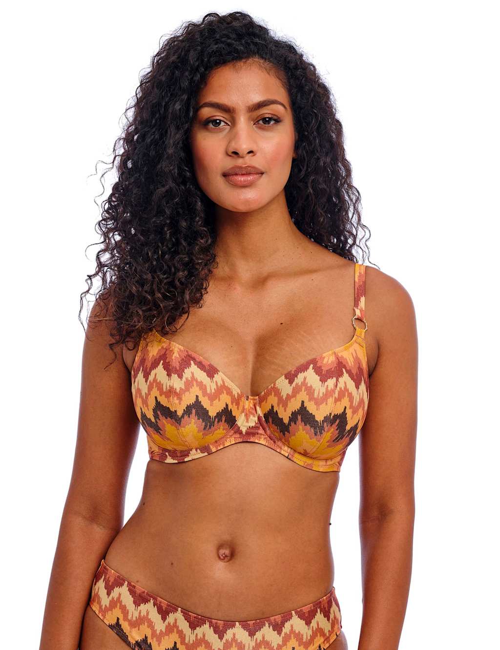 Arizona Wave Printed Wired Bikini Top