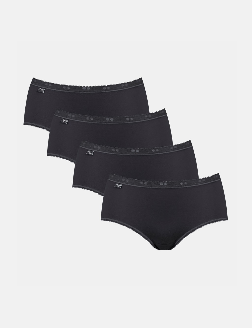 4pk Basic+ Cotton Rich Full Briefs