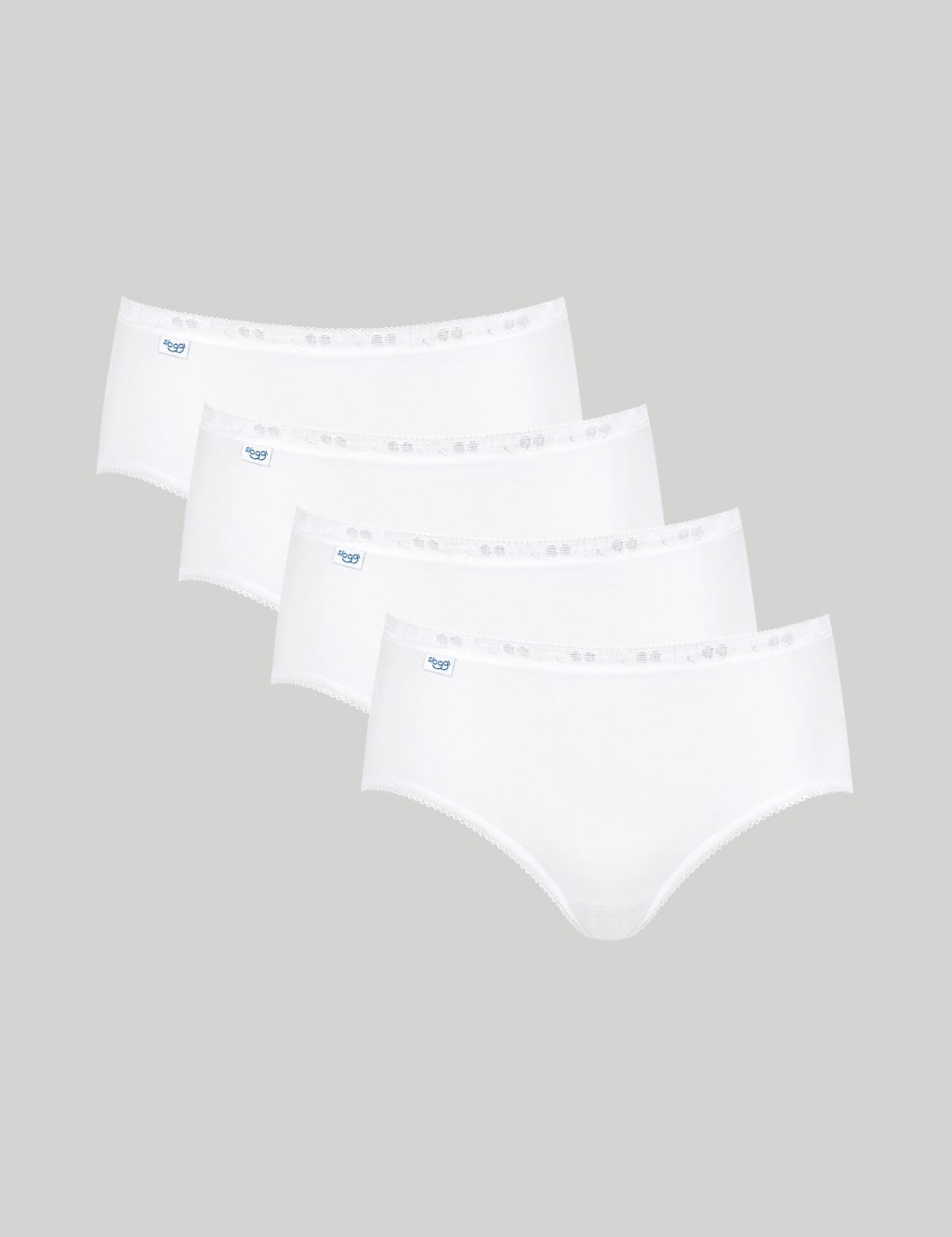 4pk Basic+ Cotton Rich Full Briefs