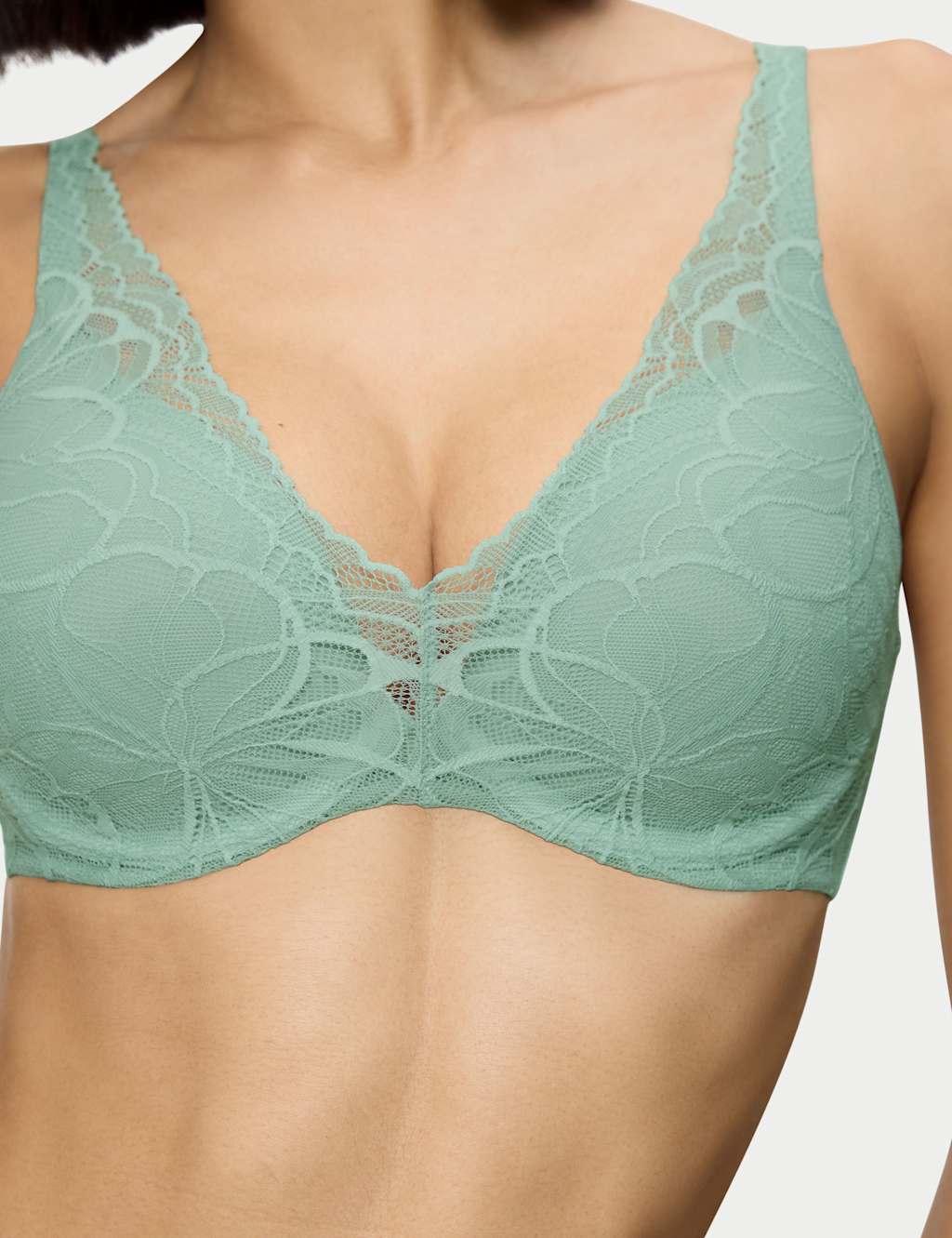 Body Make-Up Illusion Lace Wired Bra B-E