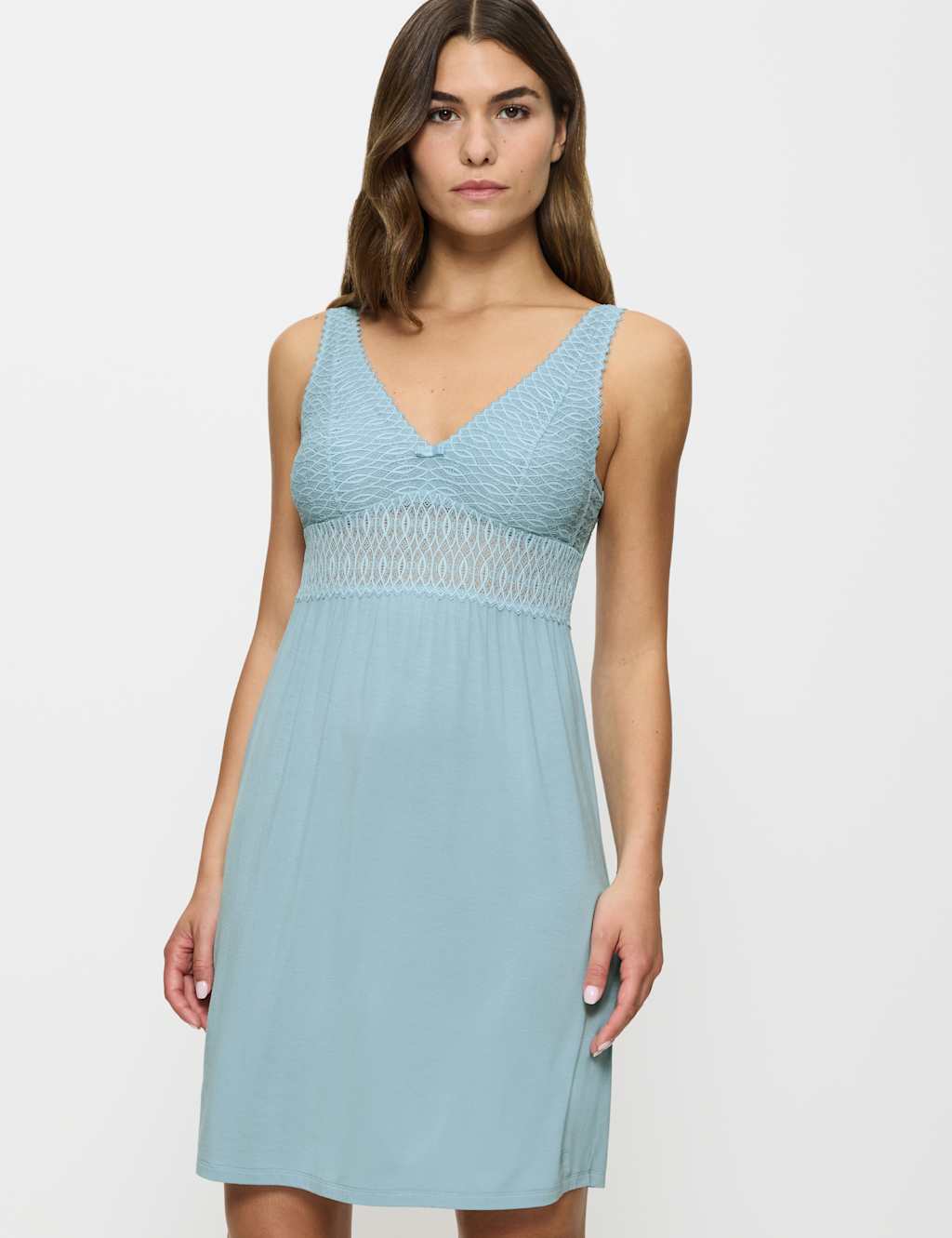 Aura Spotlight Lace Short Nightdress