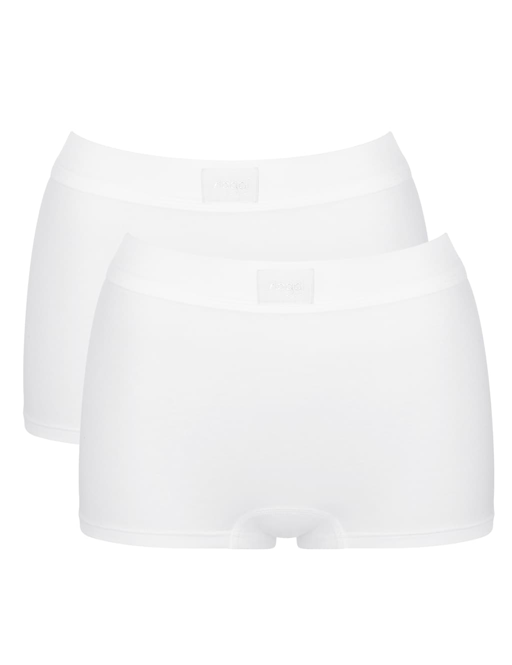 2pk Cotton Rich High Waisted Knicker Shorts