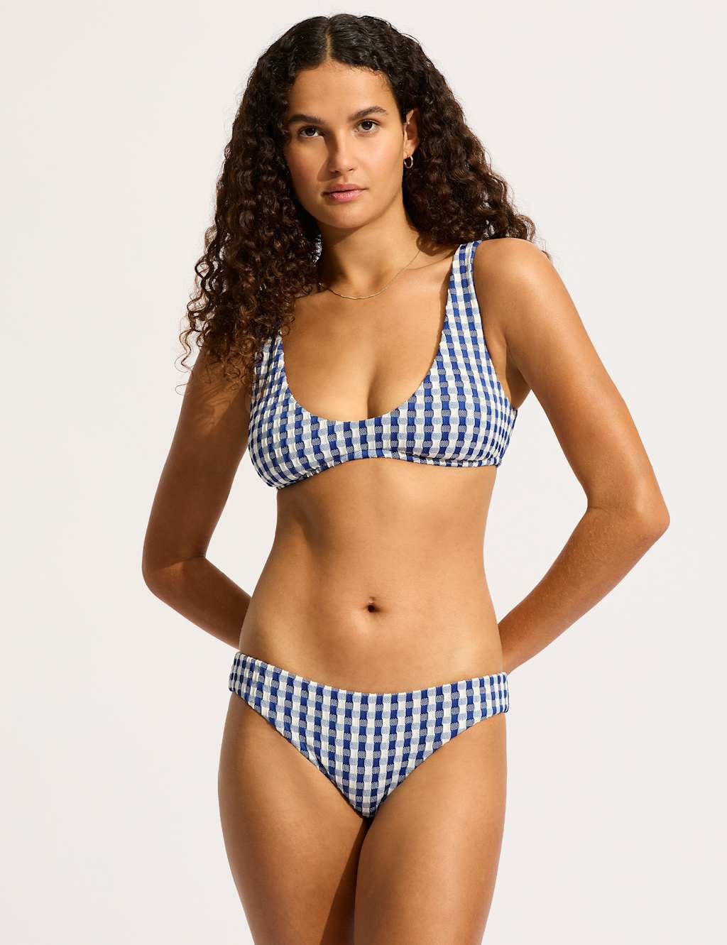 Gingham Hipster Bikini Bottoms