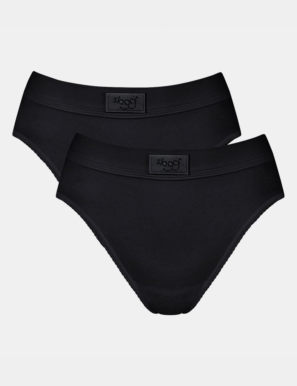 2pk Double Comfort Cotton High-Leg Briefs