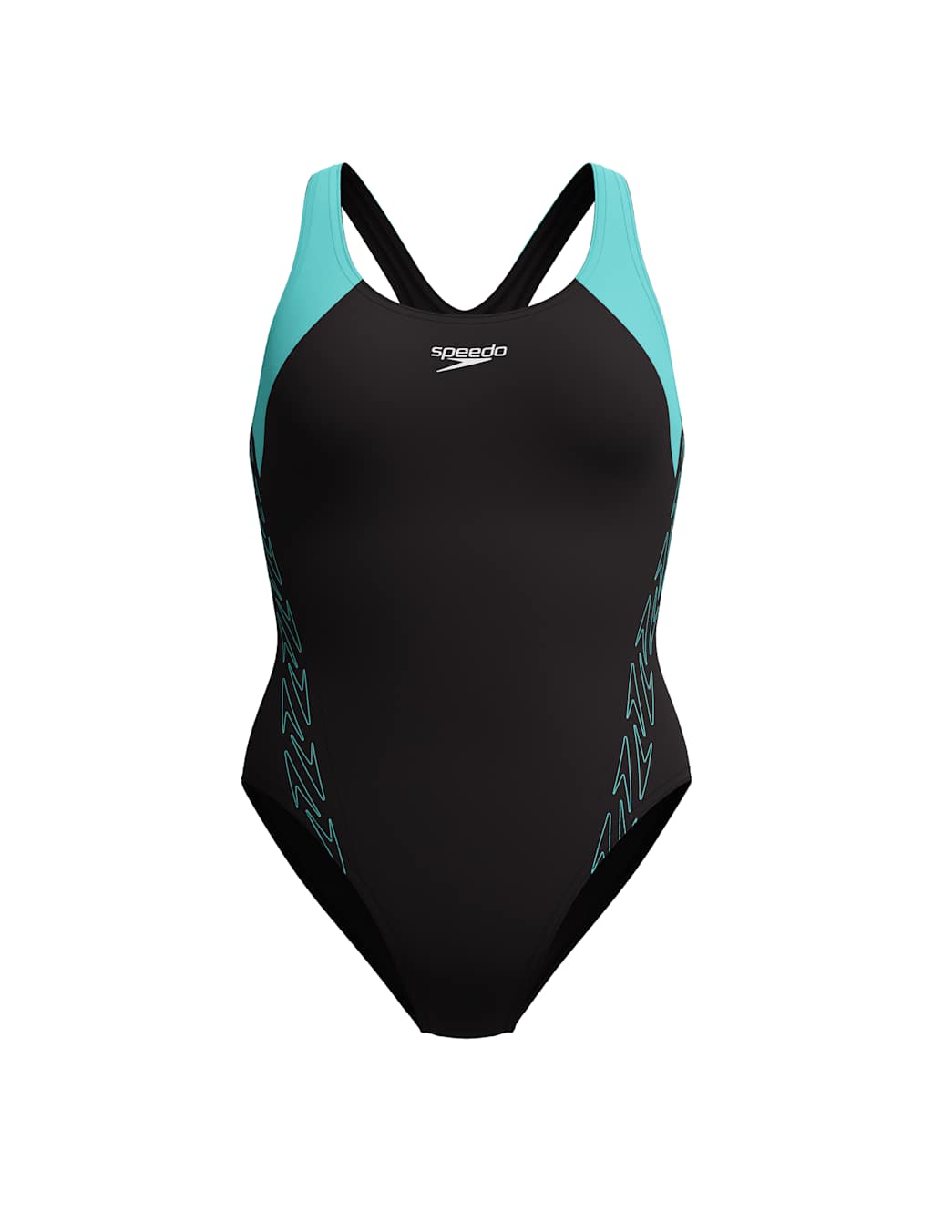 Speedo Hyperboom Splice Racer Back Swimsuit Blue