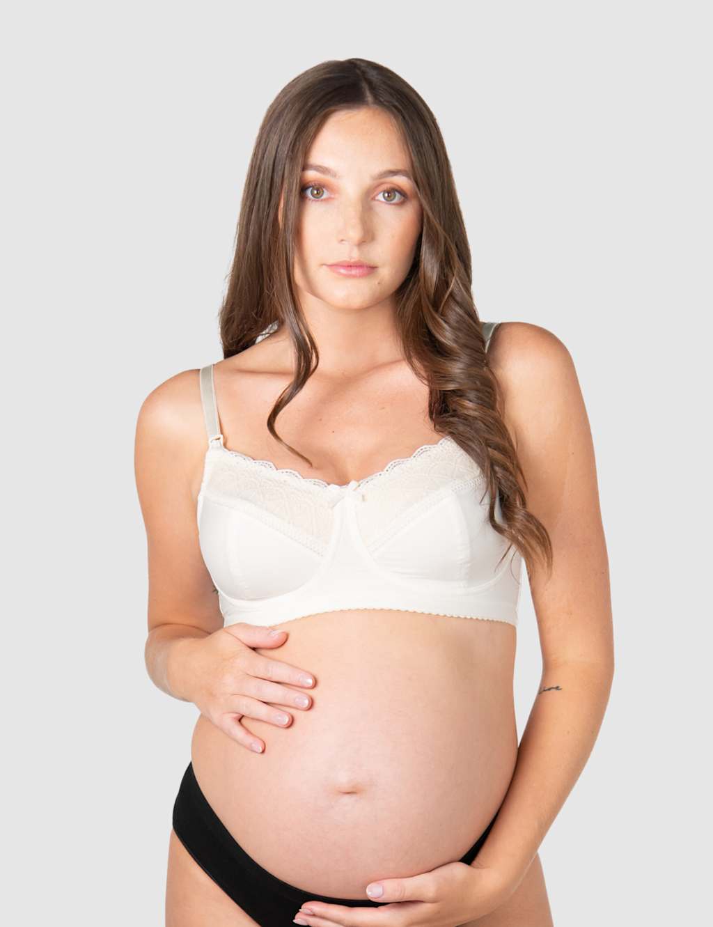 Show Off Lace Non Wired Nursing Bra C-H