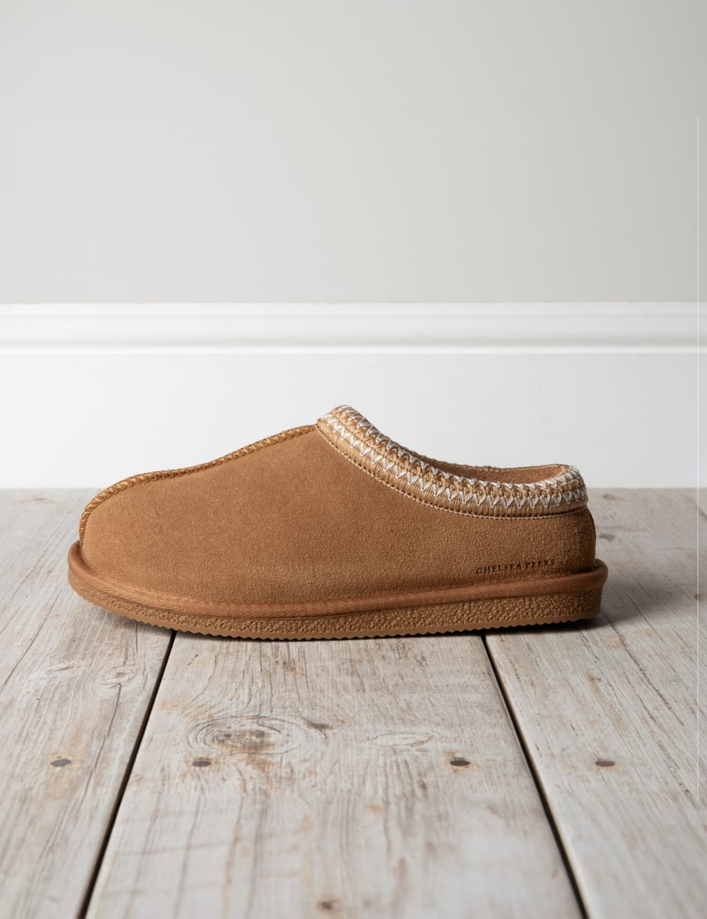 Suede Sheepskin Mule Slippers