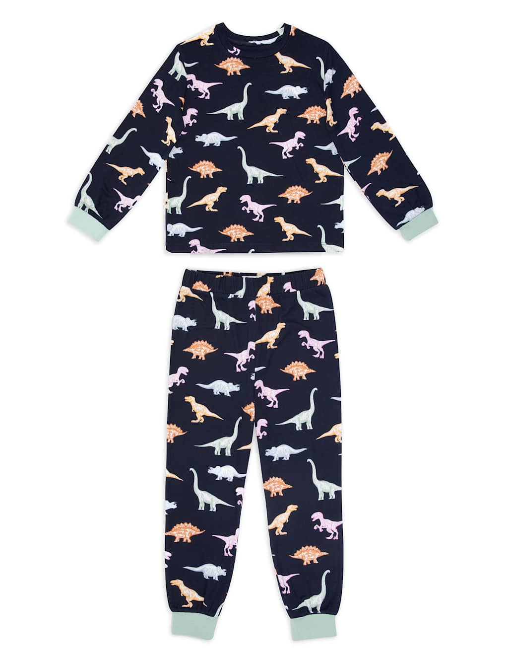Chelsea Peers Boys Dinosaur Pyjamas (1-12 Yrs) - 11-12 - Navy Mix, Navy Mix