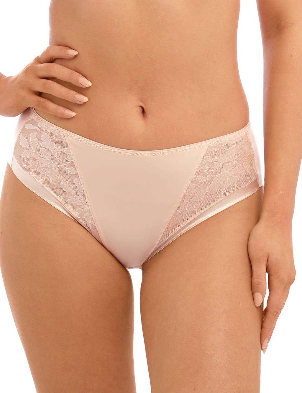 Fantasie Women's Illusion Mid Rise Full Briefs - XS - Beige, Beige,White,Black