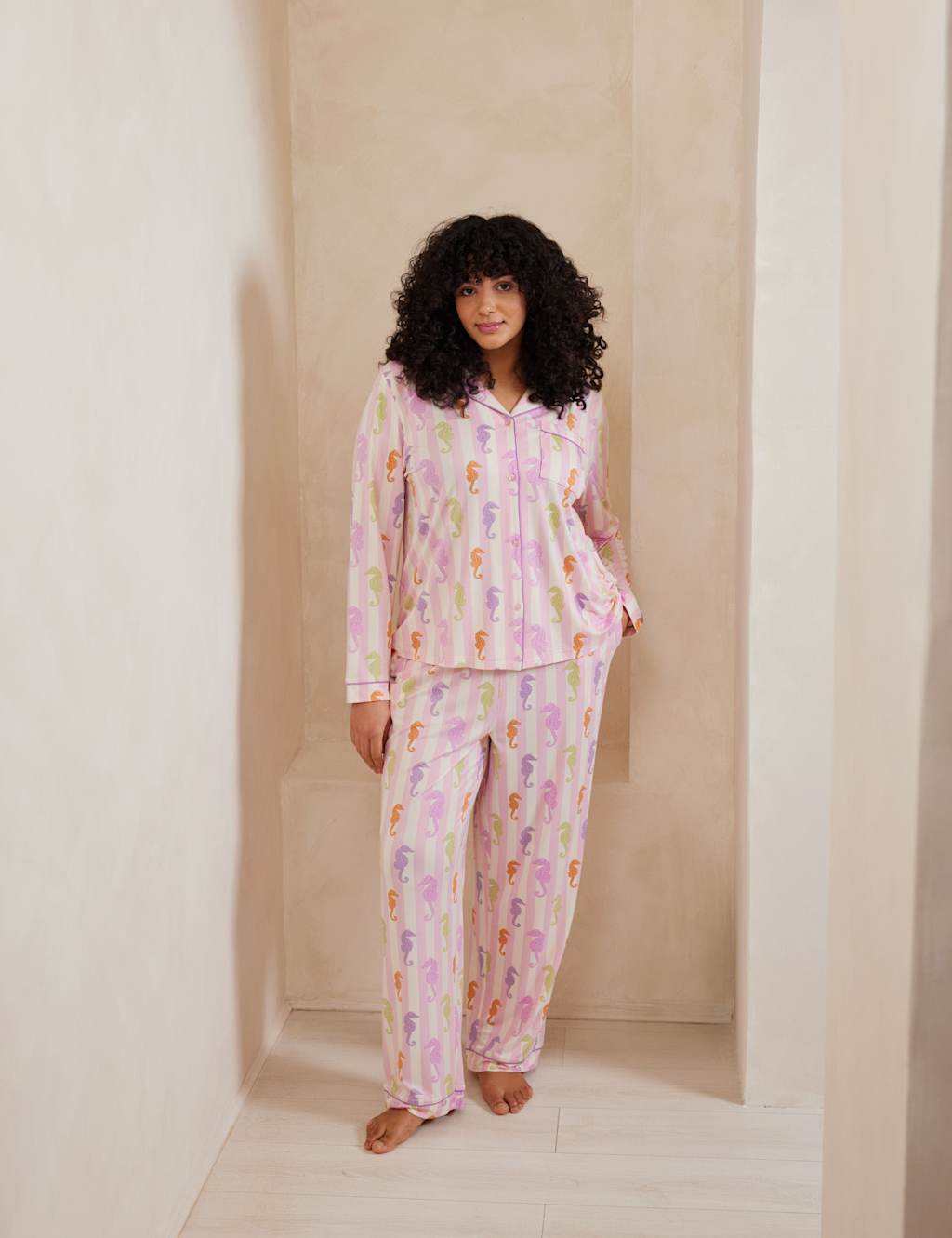 Seahorse Striped Pyjama Set