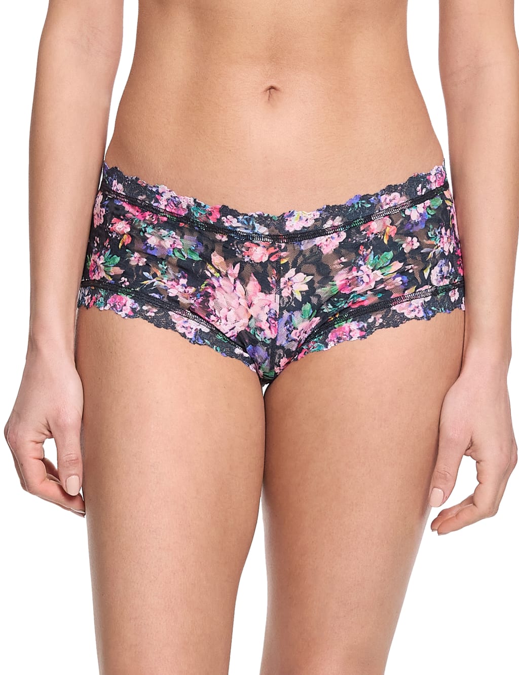 Signature Lace Printed Boyshort Knicker