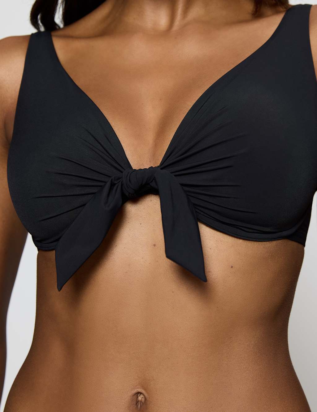 Summer Twist Wired Plunge Bikini Top B-E
