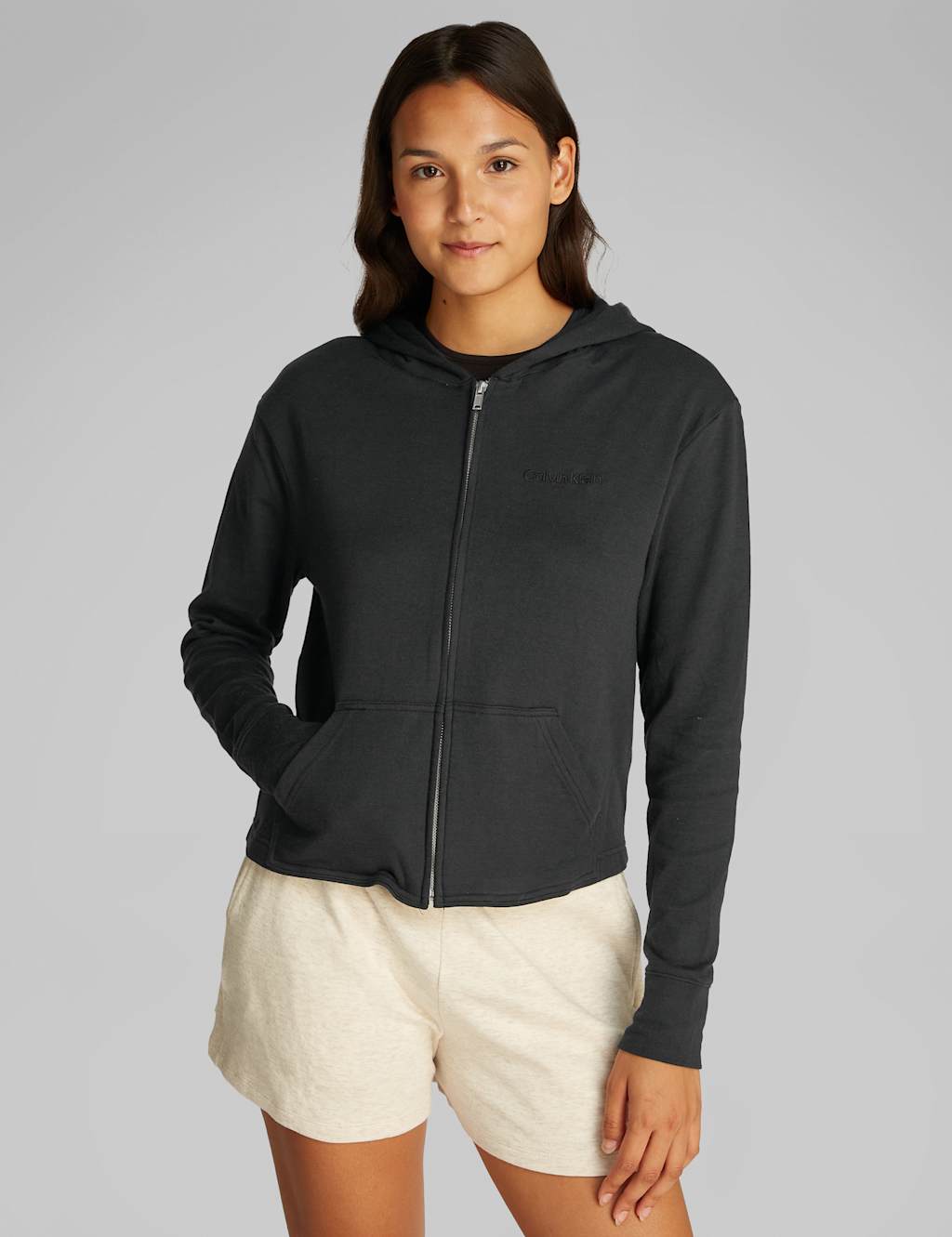 Modern Terry Cotton Rich Zip Lounge Hoodie