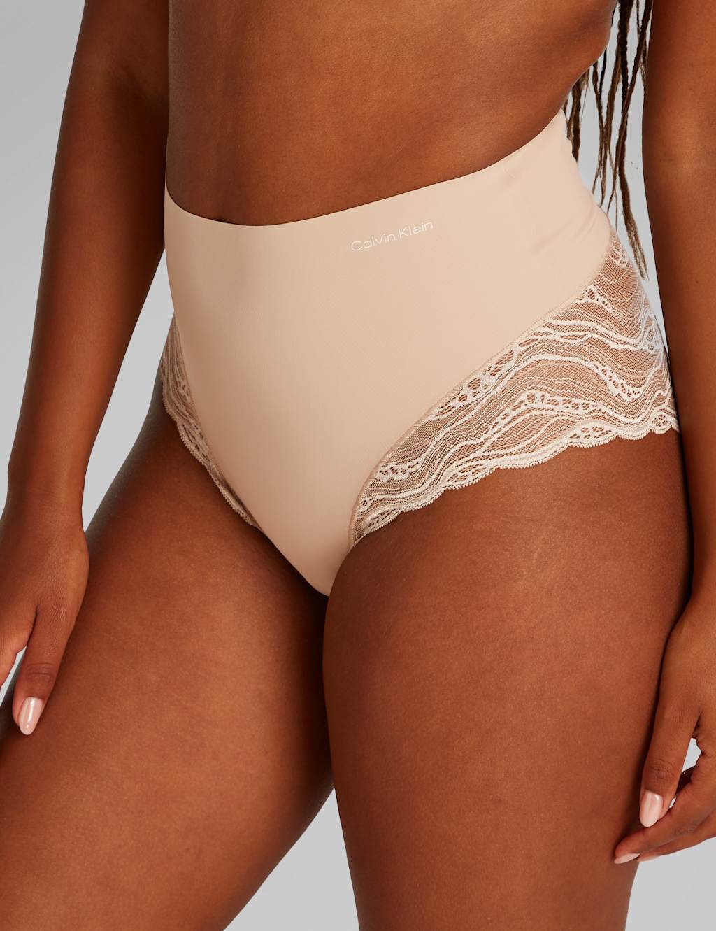 Calvin Klein Women's Instinct Medium Control Shaping Knickers - XL - Beige, Beige