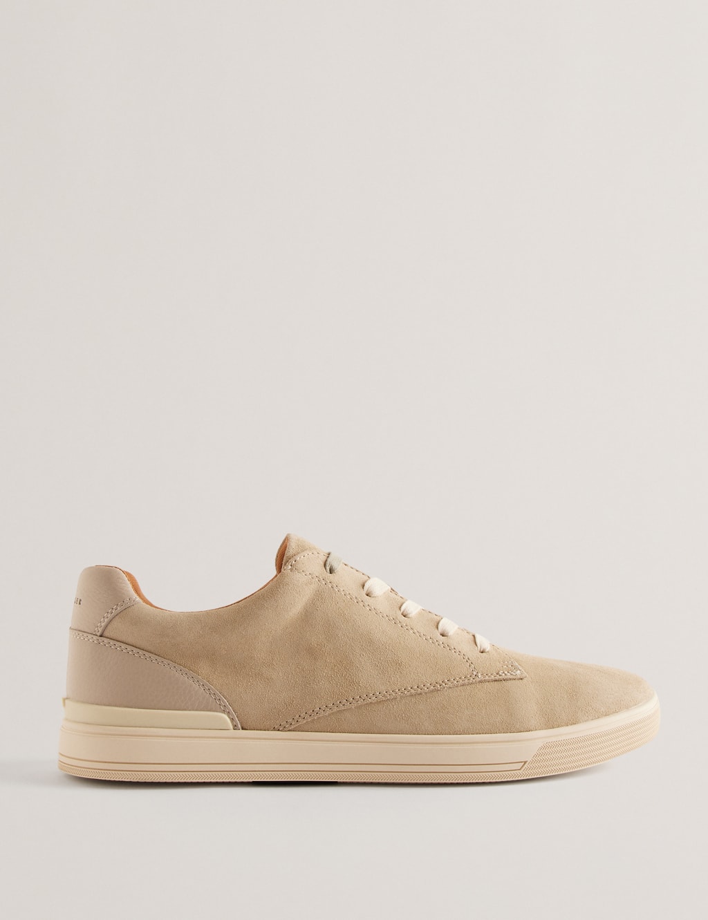 Leather Lace Up Trainers