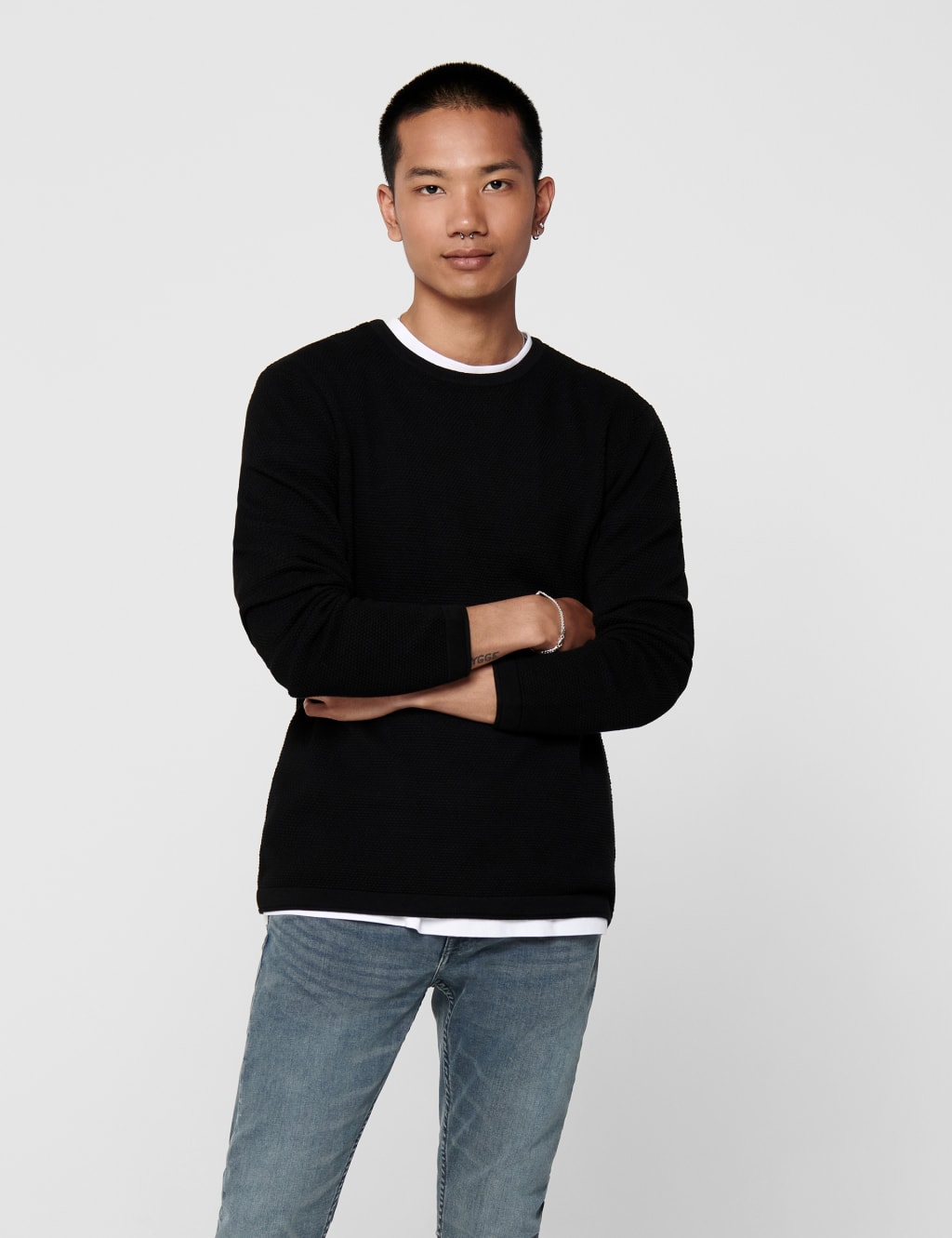 Cotton Men s Jumpers at M S IE