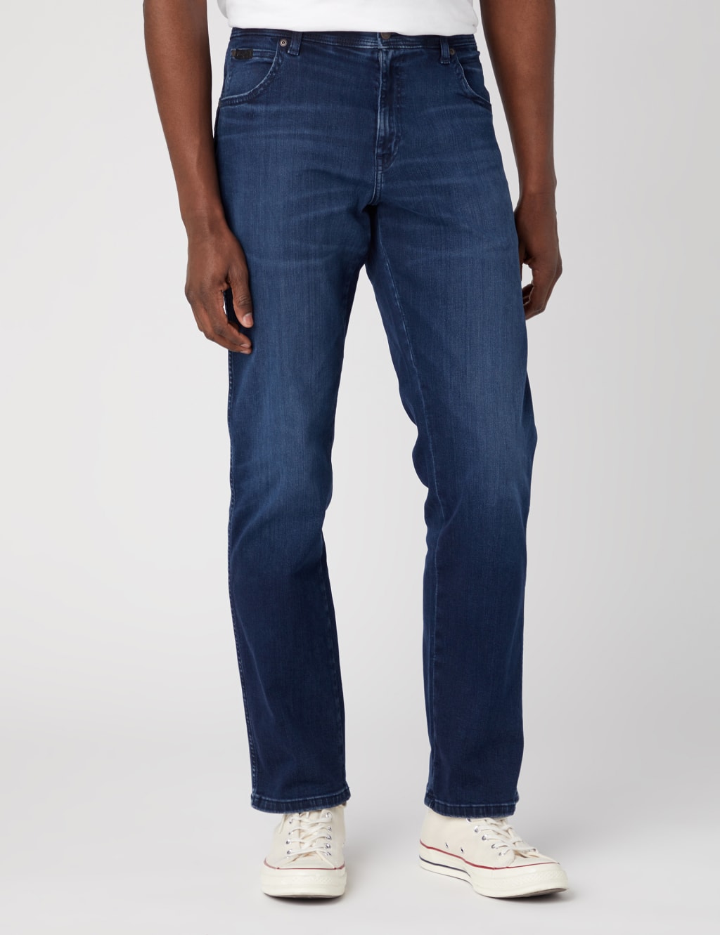 Wrangler Men's Straight Fit 5 Pocket Jeans - 30/34 - Denim, Denim