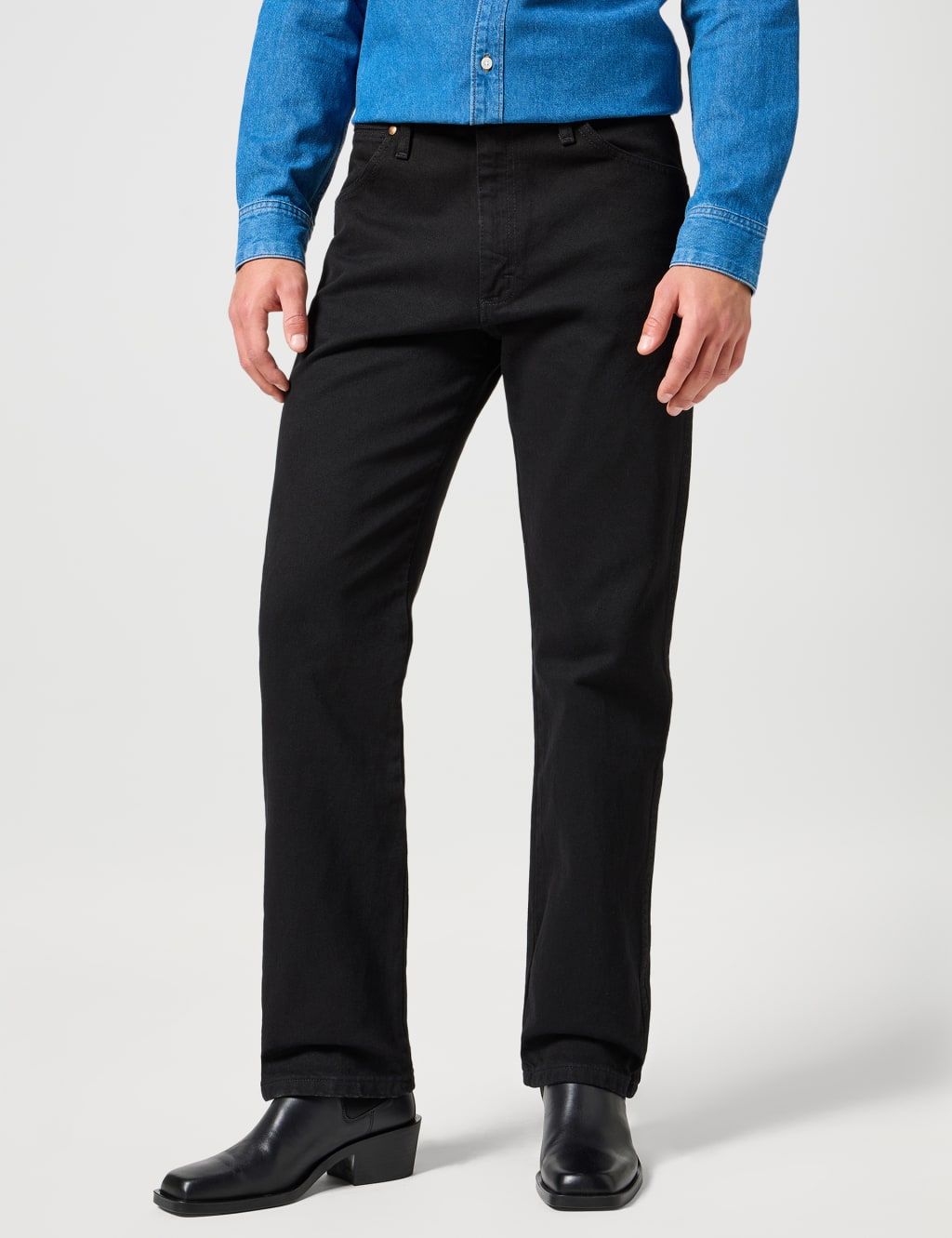 Regular Fit Pure Cotton 5 Pocket Jeans