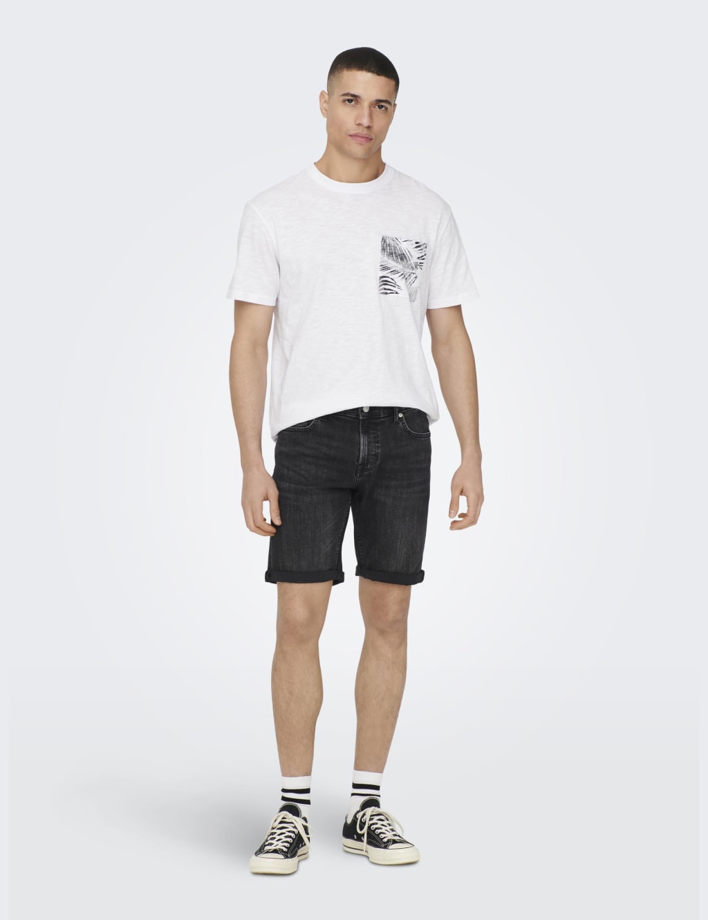 Marks and spencer mens denim shorts store